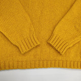 MACALASTAIR ウールシルク スコットランド製 クルーネック サイズ36 セーター ニット オレンジ レディース マカラスター【中古】5-1128T♪