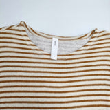 prit ボーダーカットソー サイズ0 セーター ニット アイボリー ブラウン レディース プリット【中古】5-1128T♪