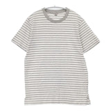 FilMelange OLIVER ボーダー 171-1019 サイズ3 半袖Ｔシャツ カットソー ホワイト グレー ユニセックス フィルメランジェ【中古】6-0514S∞