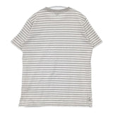 FilMelange OLIVER ボーダー 171-1019 サイズ3 半袖Ｔシャツ カットソー ホワイト グレー ユニセックス フィルメランジェ【中古】6-0514S∞