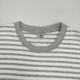 FilMelange OLIVER ボーダー 171-1019 サイズ3 半袖Ｔシャツ カットソー ホワイト グレー ユニセックス フィルメランジェ【中古】6-0514S∞