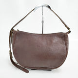 IL BISONTE レザー ショルダーバッグ ブラウン レディース イルビゾンテ【中古】6-0201G∞