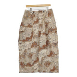Needles/BEAMS BOY 新品 HD Camo Sk ヒザデル カモ 定価37400円 ロングスカート ベージュ レディース ニードルス/ビームスボーイ【中古】6-0129M∞