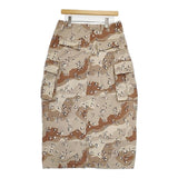 Needles/BEAMS BOY 新品 HD Camo Sk ヒザデル カモ 定価37400円 ロングスカート ベージュ レディース ニードルス/ビームスボーイ【中古】6-0129M∞