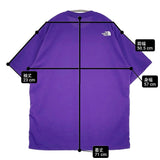THE NORTH FACE 新品 S/S Nuptse Tee ヌプシ サイズXL NT32448 半袖Ｔシャツ カットソー パープル メンズ ザノースフェイス【中古】6-0424S♪