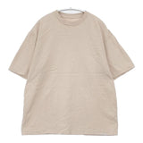 nest Robe/UpcycleLino 天然染め 01232-1046 半袖Ｔシャツ カットソー ベージュ レディース ネストローブ/アップサイクルリノ【中古】6-0514S∞