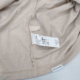 nest Robe/UpcycleLino 天然染め 01232-1046 半袖Ｔシャツ カットソー ベージュ レディース ネストローブ/アップサイクルリノ【中古】6-0514S∞