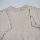 nest Robe/UpcycleLino 天然染め 01232-1046 半袖Ｔシャツ カットソー ベージュ レディース ネストローブ/アップサイクルリノ【中古】6-0514S∞