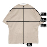 nest Robe/UpcycleLino 天然染め 01232-1046 半袖Ｔシャツ カットソー ベージュ レディース ネストローブ/アップサイクルリノ【中古】6-0514S∞