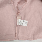 nest Robe 新品 リネンフリルVネックブラウス 01233-1404 ブラウス シャツ ピンク レディース ネストローブ【中古】6-0408M∞
