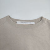COGTHEBIGSMOKE GRETA SWEATSHIRT 定価31900円 7101-119-715-1 裏起毛 スウェット グレージュ レディース コグ ザ ビッグスモーク【中古】6-0218T∞
