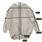 COGTHEBIGSMOKE GRETA SWEATSHIRT 定価31900円 7101-119-715-1 裏起毛 スウェット グレージュ レディース コグ ザ ビッグスモーク【中古】6-0218T∞