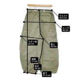 nest Robe コットンリネン石目 コクーンカーゴパンツ 01231-1341 日本製 パンツ カーキ レディース ネストローブ【中古】6-0408M∞