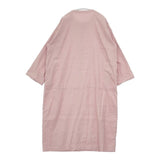 nest Robe/UpcycleLino 01231-1294 コットンリネン コクーン ワンピース ピンク レディース ネストローブ/アップサイクルリノ【中古】6-0408M∞