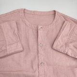 nest Robe/UpcycleLino 01231-1294 コットンリネン コクーン ワンピース ピンク レディース ネストローブ/アップサイクルリノ【中古】6-0408M∞