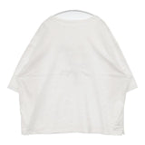 UpcycleLino 塩川いづみさん別注 nest Robe 600233-7050 バスクシャツ 半袖Ｔシャツ カットソー ホワイト ユニセックス アップサイクルリノ【中古】6-0615S∞