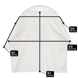 UpcycleLino 塩川いづみさん別注 nest Robe 600233-7050 バスクシャツ 半袖Ｔシャツ カットソー ホワイト ユニセックス アップサイクルリノ【中古】6-0615S∞