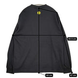 JOURNAL STANDARD LUXE SUNDAY SMILE ロンT サイズL 長袖Ｔシャツ カットソー ブラック レディース ジャーナルスタンダード ラックス【中古】5-1118M♪