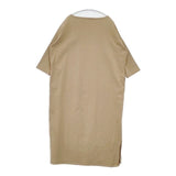 JOURNAL STANDARD LUXE ボートネック マキシ丈 七分袖 ワンピース ベージュ レディース ジャーナルスタンダード ラックス【中古】6-0411M∞