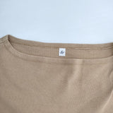JOURNAL STANDARD LUXE ボートネック マキシ丈 七分袖 ワンピース ベージュ レディース ジャーナルスタンダード ラックス【中古】6-0411M∞