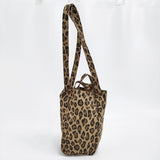 AMIACALVA LEOPARD EASY BAG S レオパードイージーバッグ トートバッグ ショルダーバッグ ベージュ ブラウン レディース アミアカルヴァ【中古】5-1118G♪