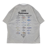 BEAMS/Columbia PFG Logriver BMS 魚 サイズXS 半袖Ｔシャツ カットソー グレー レディース ビームス/コロンビア【中古】6-0514S∞
