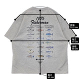 BEAMS/Columbia PFG Logriver BMS 魚 サイズXS 半袖Ｔシャツ カットソー グレー レディース ビームス/コロンビア【中古】6-0514S∞