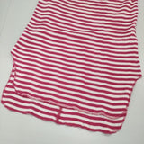 Healthknit/BEAMS BOY 別注 ボーダー キャミソール XS 32 タンクトップ ピンク ホワイト レディース ヘルスニット/ビームスボーイ【中古】6-0514S∞