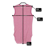 Healthknit/BEAMS BOY 別注 ボーダー キャミソール XS 32 タンクトップ ピンク ホワイト レディース ヘルスニット/ビームスボーイ【中古】6-0514S∞