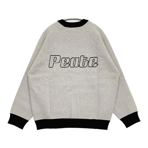Peate ピート 未使用品 LOGO KNIT PMW-23AW-K01 クルーネック ロゴ
