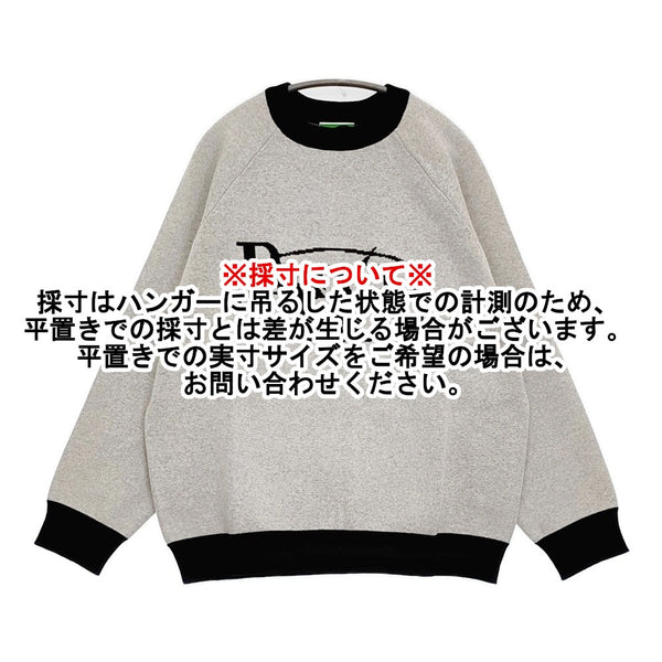 Peate ピート 未使用品 LOGO KNIT PMW-23AW-K01 クルーネック ロゴ