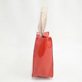 BEAMS HELLO KITTY ハローキティ 新品 50周年 刺繍バッグ 定価14300円 缶バッチ付き トートバッグ レッド レディース ビームス【中古】5-1128G◎