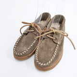 Punto Pigro 未使用品 スウェード モカシン イタリア製 サイズ37 シューズ・靴 ベージュ レディース プントピグロ【中古】5-1128T◎