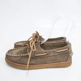 Punto Pigro 未使用品 スウェード モカシン イタリア製 サイズ37 シューズ・靴 ベージュ レディース プントピグロ【中古】5-1128T◎