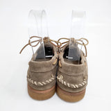 Punto Pigro 未使用品 スウェード モカシン イタリア製 サイズ37 シューズ・靴 ベージュ レディース プントピグロ【中古】5-1128T◎