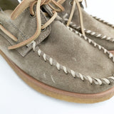 Punto Pigro 未使用品 スウェード モカシン イタリア製 サイズ37 シューズ・靴 ベージュ レディース プントピグロ【中古】5-1128T◎