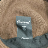 ORCIVAL ドラロンコットン ニットベレー帽 帽子 ベレー帽 ブラウン レディース オーシバル/オーチバル【中古】5-1202T◎