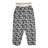 R&D.M.Co- 未使用 jacquard daisy ジャガードデイジー 6909 定価53900円 パンツ ブラック ホワイト レディース オールドマンズテーラー【中古】6-0129G∞