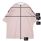 nest Robe 01243-1142 アメリカンドライ天竺 BIG Tee 定価12100円 コットン 半袖Ｔシャツ カットソー ピンク レディース ネストローブ【中古】6-0421S△