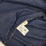 nest Robe ダンガリーフリルブラウス フリルカラー コットンリネン インディゴ 01194-1346 ブラウス シャツ ブルー レディース ネストローブ【中古】6-0129M∞