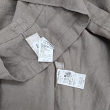 nest Robe ベスト付き リネン 01201-1450 半袖 製品染め ワンピース ベージュ レディース ネストローブ【中古】6-0610S∞