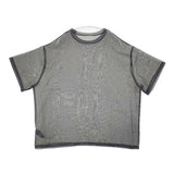 JOURNAL STANDARD LUXE SUNDAY Sheer Tシャツ 定価9900円 シアー 半袖Ｔシャツ カットソー 25SS ブラック レディース ジャーナルスタンダード ラックス【中古】6-0610S∞