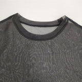 JOURNAL STANDARD LUXE SUNDAY Sheer Tシャツ 定価9900円 シアー 半袖Ｔシャツ カットソー 25SS ブラック レディース ジャーナルスタンダード ラックス【中古】6-0610S∞