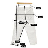 JOURNAL STANDARD LUXE 10ozムライトデニム サルエルパンツ 定価19800円 サルエルパンツ ホワイト レディース ジャーナルスタンダード ラックス【中古】6-0216M∞