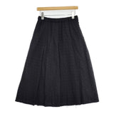 BEAMS BOY カットワーク タック スカート 定価15800円 スカート ブラック レディース ビームスボーイ【中古】6-0216M∞