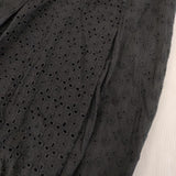BEAMS BOY カットワーク タック スカート 定価15800円 スカート ブラック レディース ビームスボーイ【中古】6-0216M∞