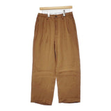 JOURNAL STANDARD LUXE リネンツイルパンツ 麻 イージー パンツ ブラウン レディース ジャーナルスタンダード ラックス【中古】6-0411M∞