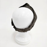 Nine Tailor 未使用 Crepi Band ヘアバンド ヘアターバン 定価5500円 ヘアアクセサリー チャコールグレー レディース ナインテイラー【中古】5-1202T◎