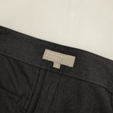 MARGARET HOWELL 578-243901 コットントラウザーズ へリンボーン パンツ チャコールグレー レディース マーガレットハウエル【中古】6-0223G∞
