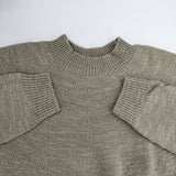 MHL. モックネック ウール 595-6263507 サイズ2 セーター ニット ベージュ レディース エムエイチエル【中古】5-1128T♪